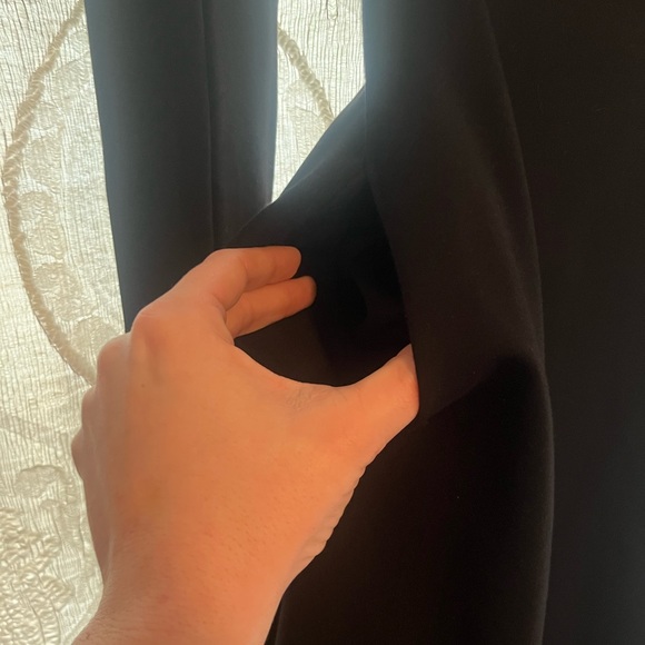 LIKE NEW Size 2 Dorothee Schumacher Emotional Essence Black Midi Dress w/POCKETS - Picture 4 of 9